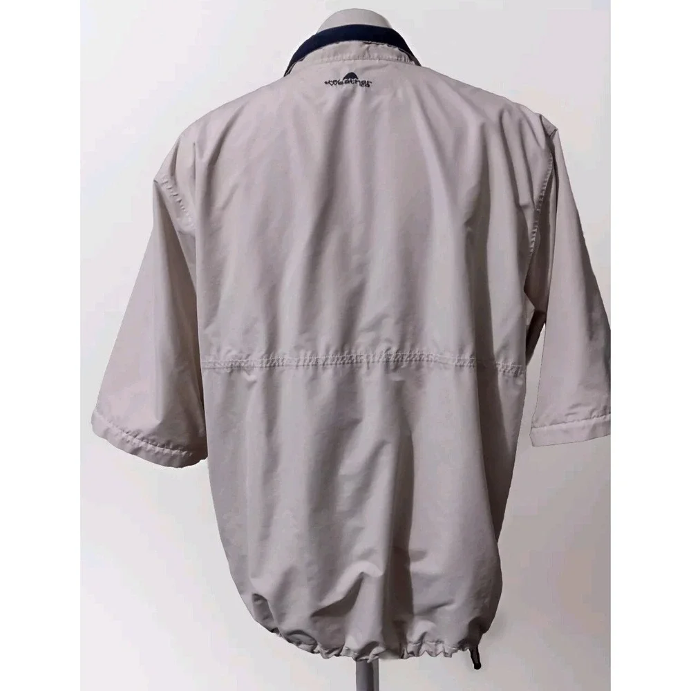 The Weather‎ Company Golf Jacket Men's XL Microfiber Short Sleeve Windbreaker